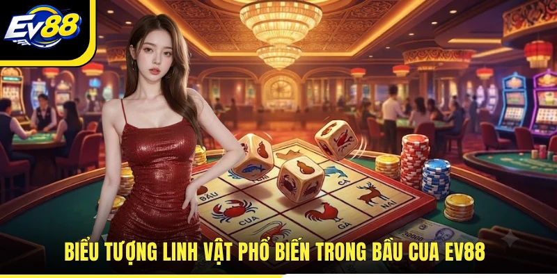 Biểu tượng linh vật phổ biến trong bầu cua EV88