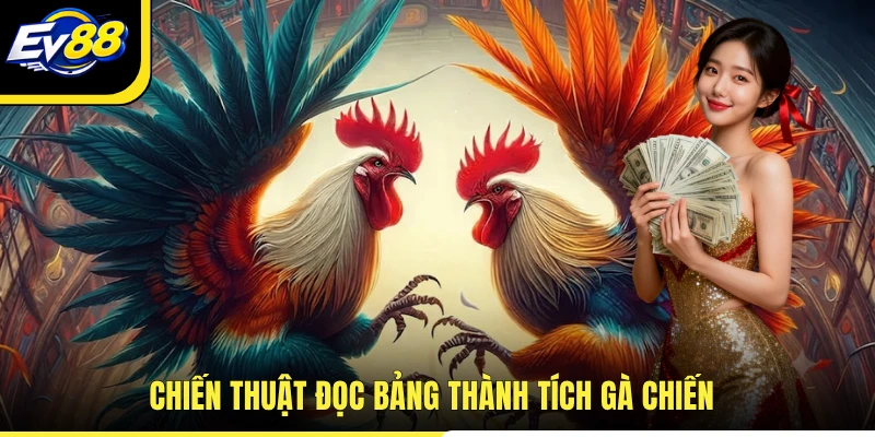 Chiến thuật đọc bảng thành tích gà chiến