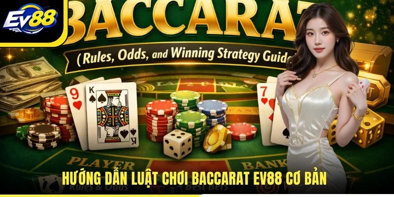Hướng dẫn luật chơi Baccarat EV88 cơ bản